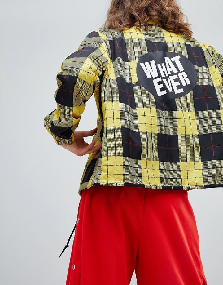 Cheap Monday Check Coach Jacket - Multi