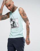 Midnight Surf Thrills Tank - White