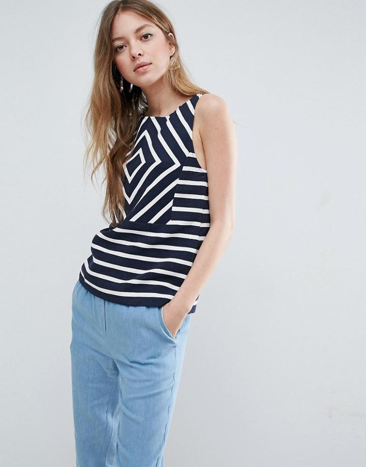 See U Soon Stripe Top - Navy