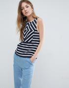 See U Soon Stripe Top - Navy