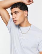 Il Sarto Backprint T-shirt In White-blues
