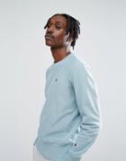 Champion Sweatshirt With Small Logo In Blue - Blue
