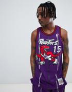 Mitchell & Ness Nba Toronto Raptors Swingman Vest In Purple - Purple