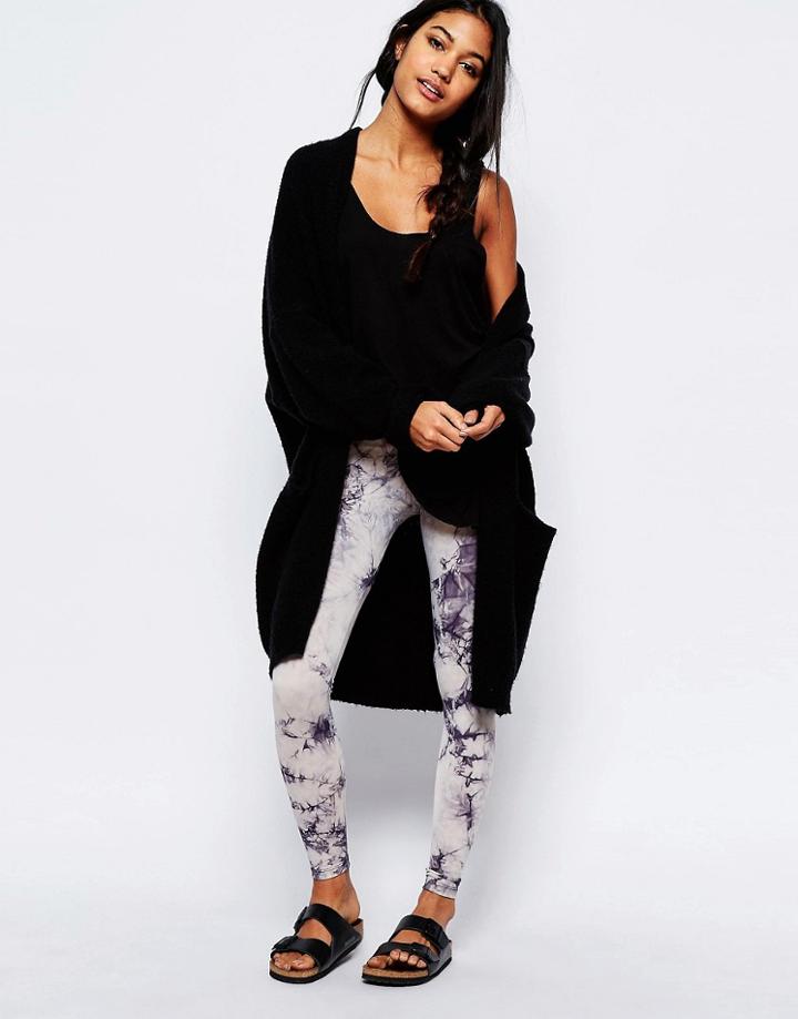Blue Life Tie Dye Legging - Ash