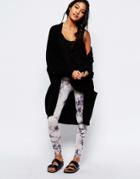 Blue Life Tie Dye Legging - Ash