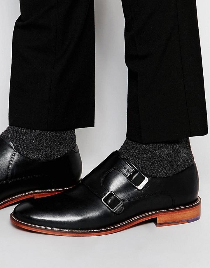 Ted Baker Kartor Monk Shoes - Black