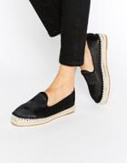 Asos Jamrazz Metal Detail Espadrilles - Black
