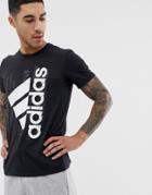 Adidas Athletics Logo T-shirt In Black - Black