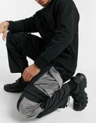 Vintage Supply Color Block Cargo Pants In Black