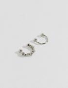Asos Pack Of 2 Faux Nose Rings - Silver