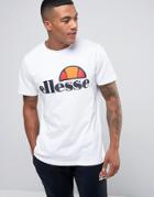 Ellesse T-shirt With Classic Logo In White - White