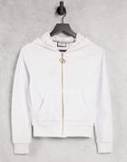 Odolls Collection Velour Coordinating Hoodie In White