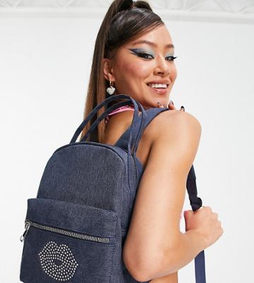 Daisy Street X Bratz Y2k Mini Backpack With Crystal Bratz Kiss-blues