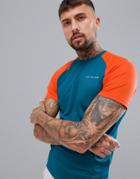 Dare 2b Tech Gym Raglan Crew Neck T-shirt - Blue