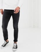 Boss Charlston Skinny Fit Jeans In Gray - Gray