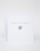 The Naughty Little Card Shop Ring On It Card - Multi