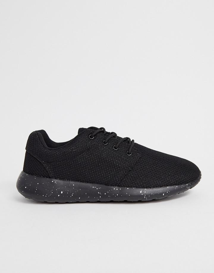 Loyalty & Faith Lace Up Sneaker In Black - Black
