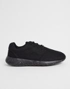 Loyalty & Faith Lace Up Sneaker In Black - Black