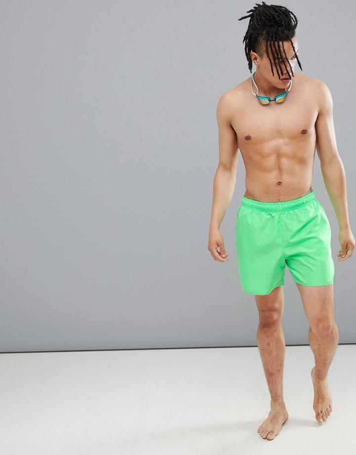 Adidas Swim Solid Swim Shorts In Green Dj2127 - Green