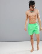 Adidas Swim Solid Swim Shorts In Green Dj2127 - Green