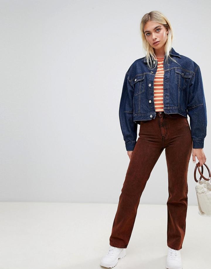 Weekday Limited Edition Mom Jeans - Blue