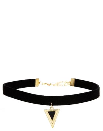 Asos Triangle Choker Necklace