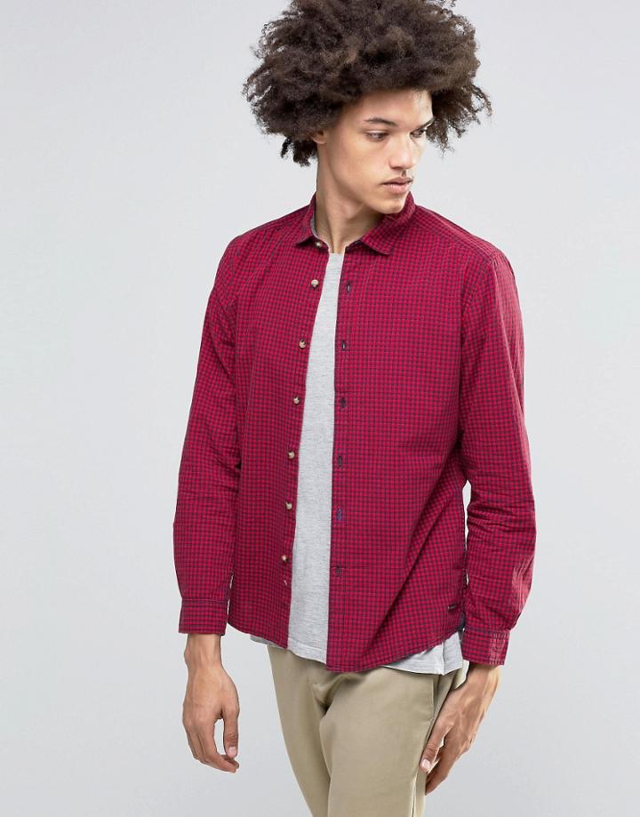 Esprit Check Shirt - Red