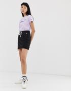 Champion Mini Skirt With Side Logo - Black