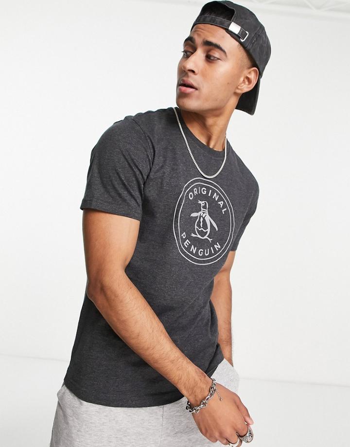 Original Penguin Gray Printed T-shirt