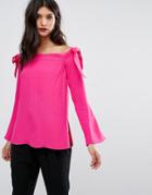 Bec & Bridge Revolver Off Shoulder Top - Pink