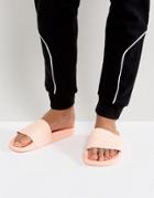 Adidas Originals Adilette Slides In Pink Ba7538