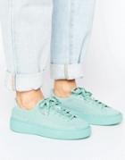 Puma Platform Sneakers In Blue Mono - Gray