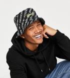 Herschel Supply Co Exclusive Lake Bucket Hat With All Over Logo Print In Black