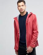 Original Penguin Rubber Rain Jacket - Red
