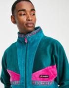 Berghaus Tramantanta 91 Full Zip Fleece In Green/pink