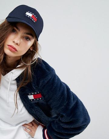Tommy Jean 90s Capsule Baseball Cap - Navy