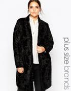 Carmakoma Faux Fur Coat - Black