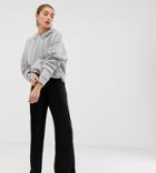 Mango Wide Leg Pants In Black