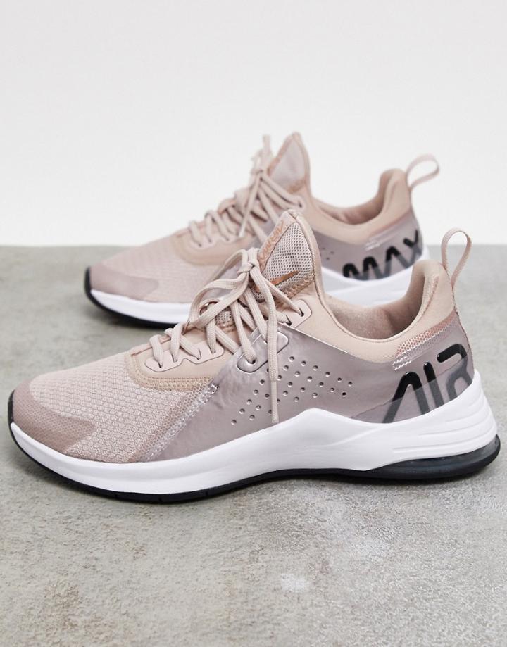 Nike Training Air Max Bella Sneakers In Rose Gold-pink