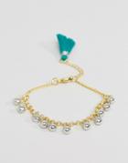 Asos Jewel Friendship Bracelet - Gold
