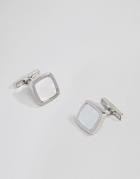 Ted Baker Dedlift Semi Precious Cufflinks In Silver - Silver