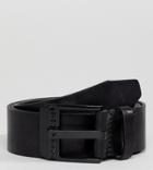 Diesel B-whyz Belt In Leather - Black
