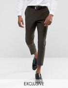 Heart & Dagger Tapered Pant In Cord - Green