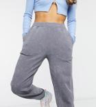 Reclaimed Vintage Inspired Washed Sweatpants In Charcoal-grey