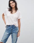 Abercrombie & Fitch Voop V Neck T Shirt - Pink