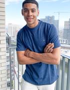 Farah Ashbury T-shirt-blue