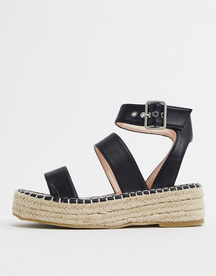 Raid Bellini Espadrille Sandals In Black
