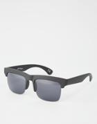 Jeepers Peepers Retro Sunglasses In Black - Black