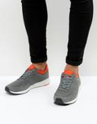 Asos Sneakers In Gray With Neoprene Cuff And Speckle Sole - Gray