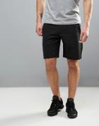 Jack & Jones Tech Jersey Shorts With Drawstring Waist - Black